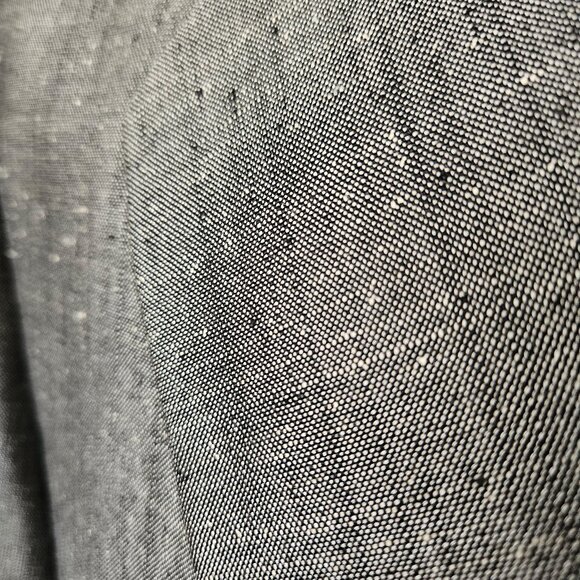 Vintage Faberge 80s Flashy Glam Gray Sharkskin Slub Mens 2 Piece Suit 42R/33W - Picture 4 of 10